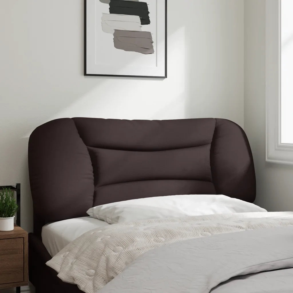 Cuscino Testiera Hvar Marrone Scuro 100 cm in Tessuto 374552