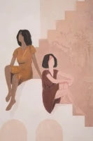 Dipinto Su Tela Lady -B- cm 80X3,7X100