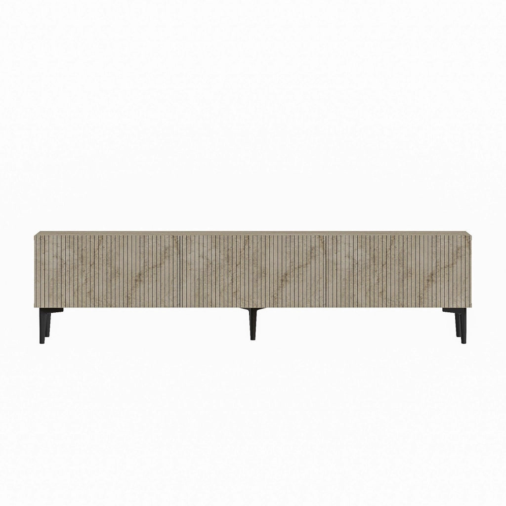 Porta TV in legno "Oscar" - 180 x 31 x 45 cm - Beige