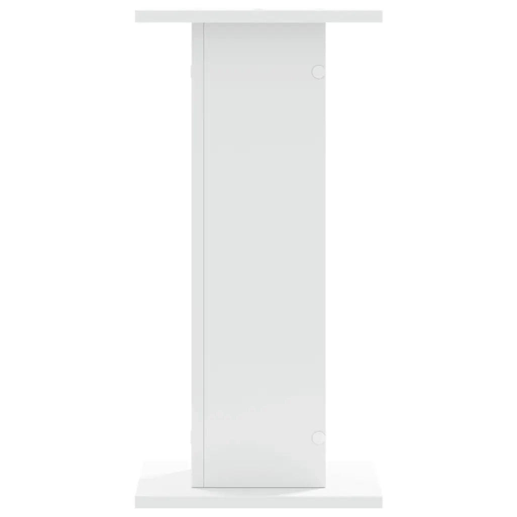Supporti per Piante 2 pz Bianchi 30x30x60 cm Legno Multistrato 3307855
