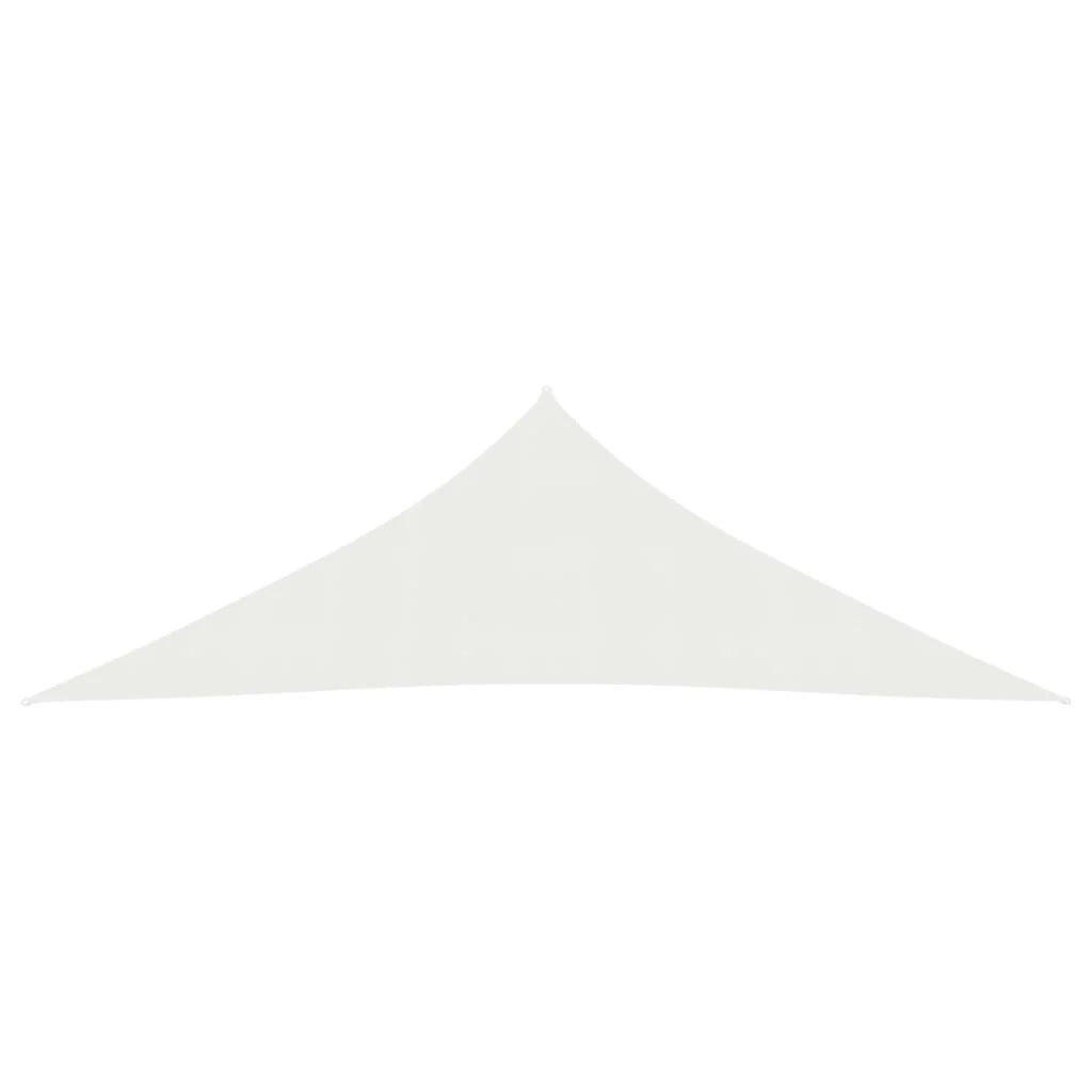 Vela ombreggiante/ombrellone 160 g/m² 3,5 x 3,5 x 4,9 m HDPE bianco 02_0009009