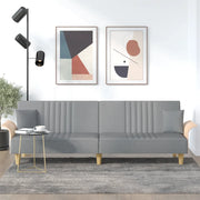 Divano Letto con Braccioli Grigio Chiaro in Tessutocod mxl 94365