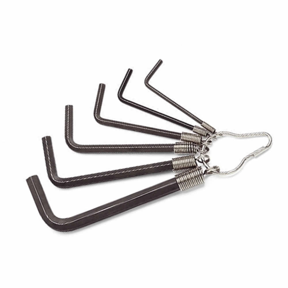 Chiavi maschio beta serie 6 pezzi piegate nere sr 6pz n/st6k a brugola