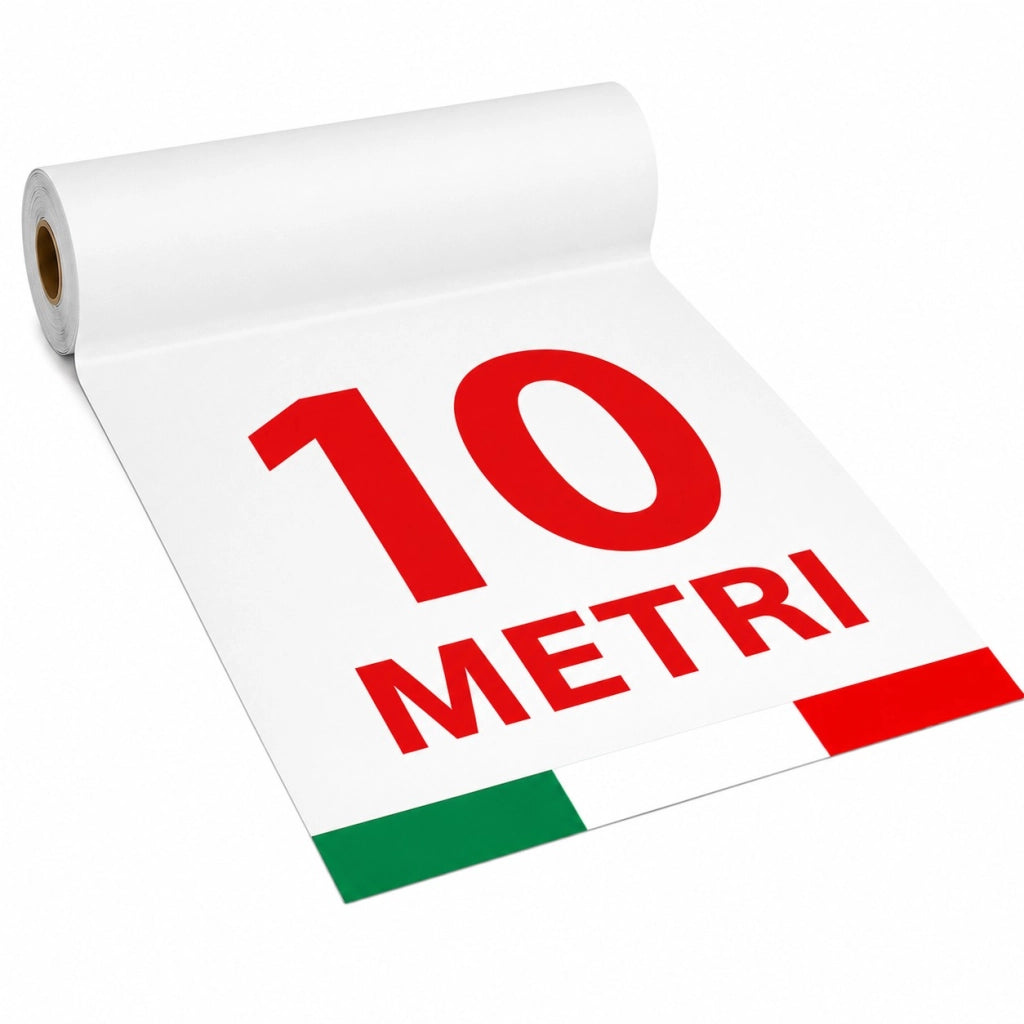 1mt x 10mt Passatoia Bianca Tappeto Bianco Feltro Bianco per eventi - Prodotto italiano