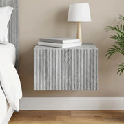 Mobiletto da notte a muro Grigio Sonoma 33 x 34,5 x 20 cm 898437