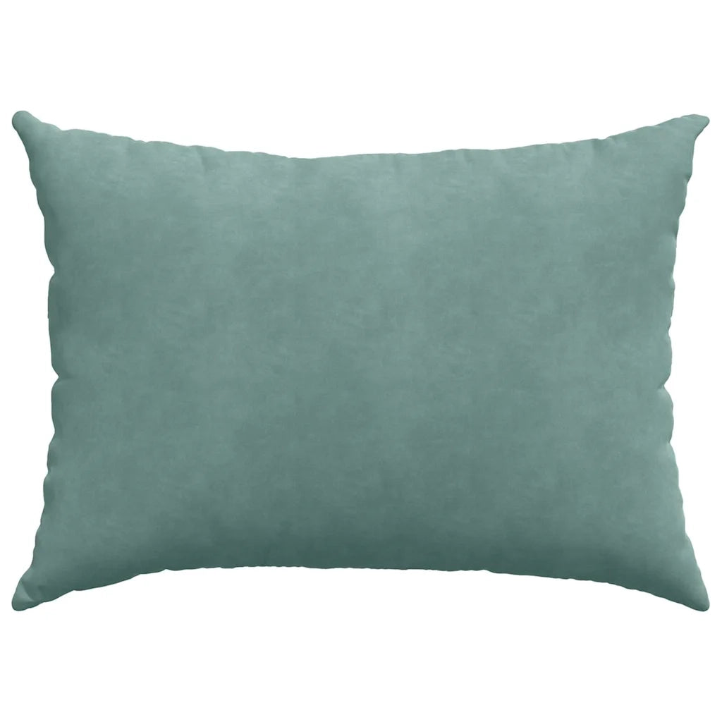 Cuscini da Divano 2 pz | Cuscini per sedie Verde Mare 70 x 50 cm Tessuto in Cords
