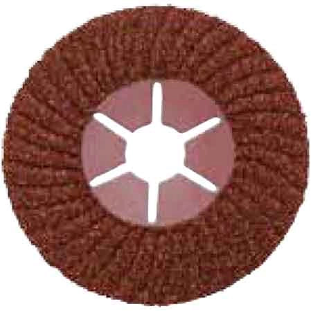 DISCO SEMIFLESSIBILE AL CORINDONE Ø 115x22 mm - grana 36 - 25 pezzi- MOLITAL