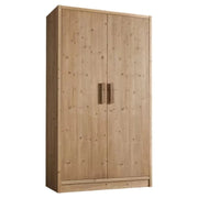 Armadio cortina 2 ante in legno massello di abete 125x55x220 - Mobili 2G