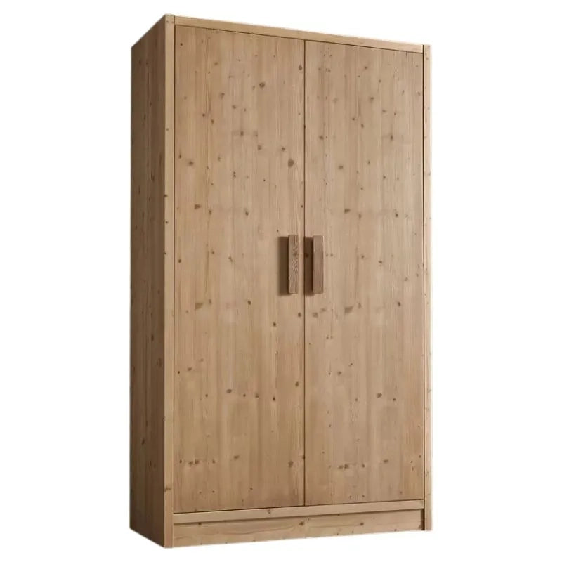 Armadio cortina 2 ante in legno massello di abete 125x55x220 - Mobili 2G