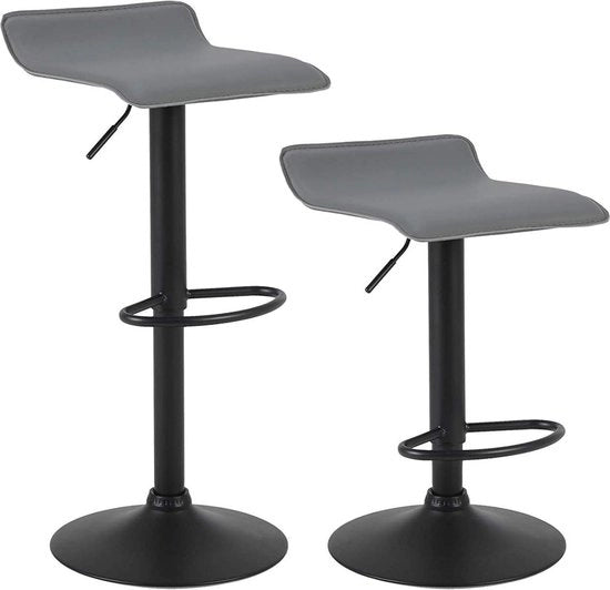 Set di Sedili Bar con Altezza Regolabile 71cm - Set di 2 - Cucina - Sedili Bar - Senza Schienale - Regolabile in Altezza - Altezza Sedile 56-78cm