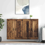 Mobile a muro 2 pcs Legno vecchio 69,5 x 34 x 90 cm
