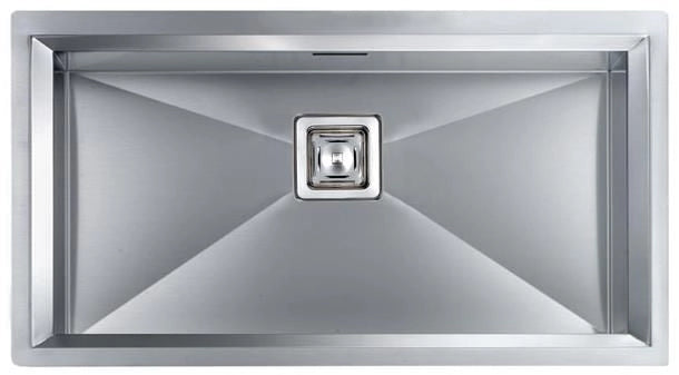 CM glamour 86 x 45 Lavello ad incasso Rettangolare Acciaio inossidabile
