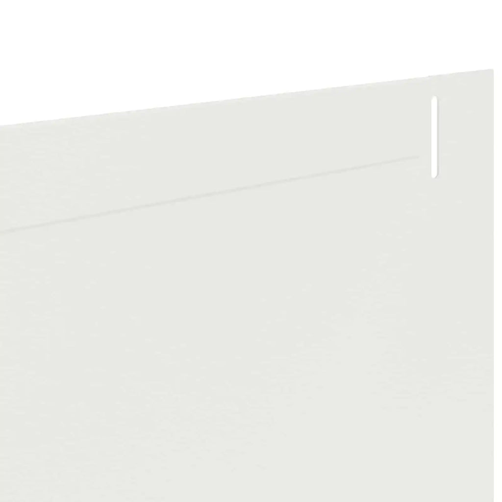 Bordura per Prato 30 pcs 102 x 10 x 4 cm Acciaio Bianco 8008747