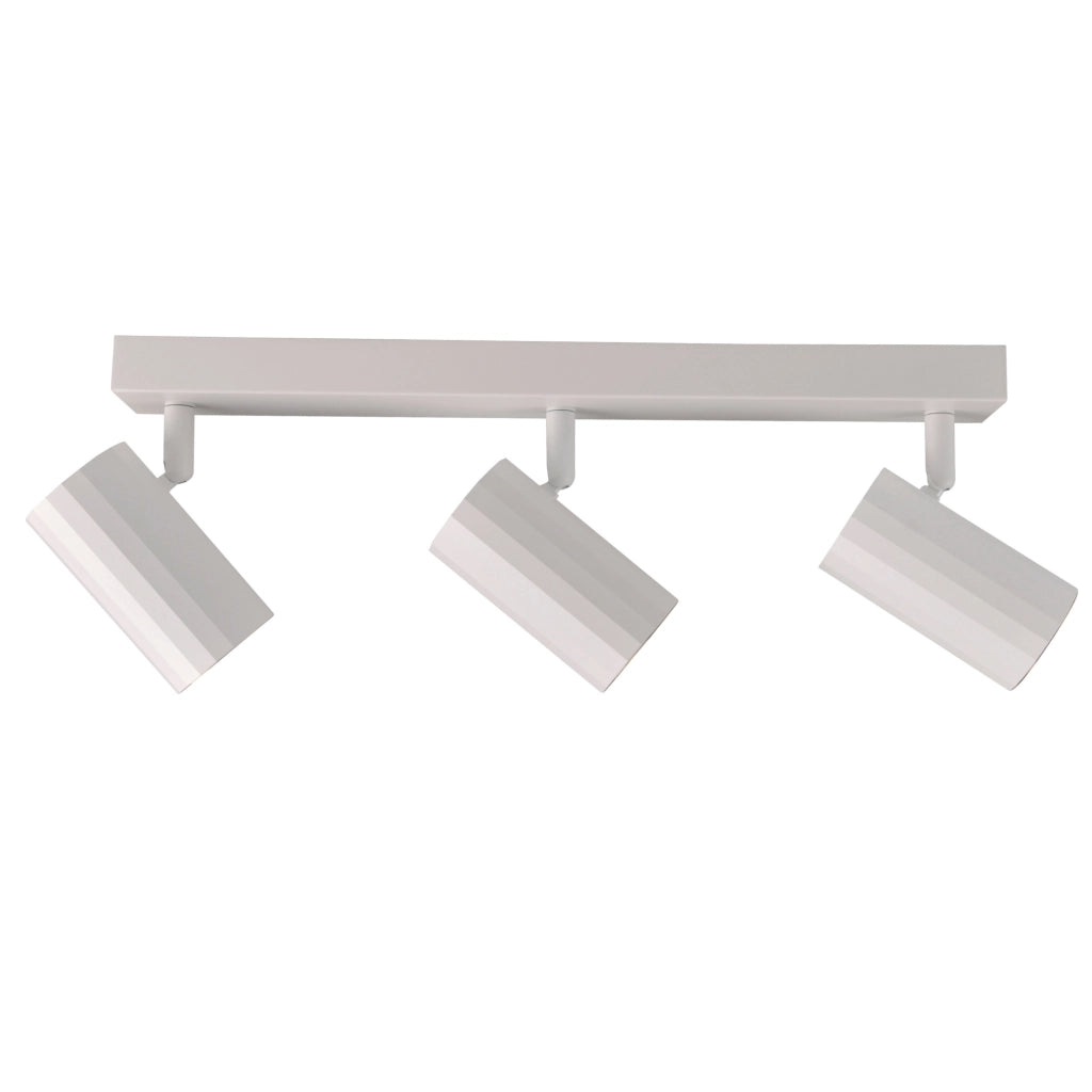 Plafoniera/Applique 3 luci bianco-oro GU10 Nicea Polux