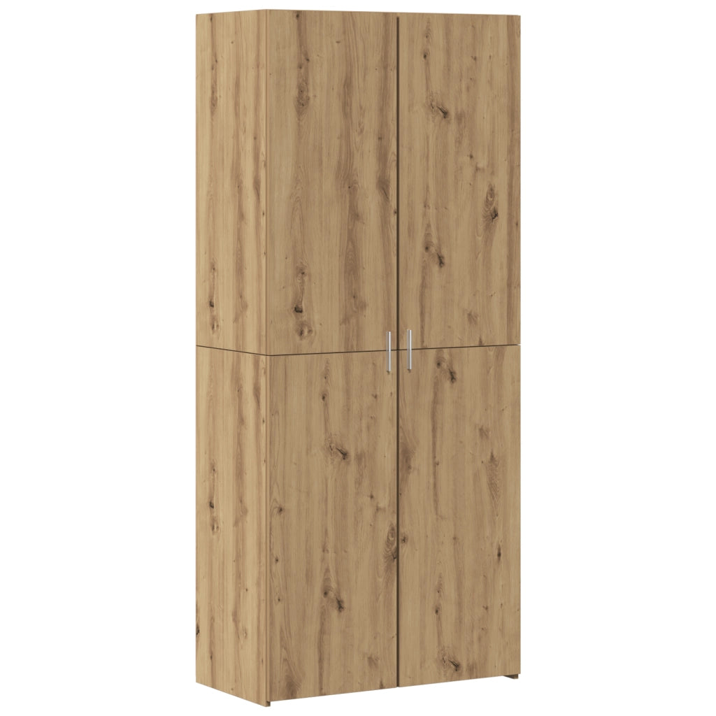 Buffet Highboard Quercia Artigianale 40x42.5x185 cm Legno Ingegnerizzato