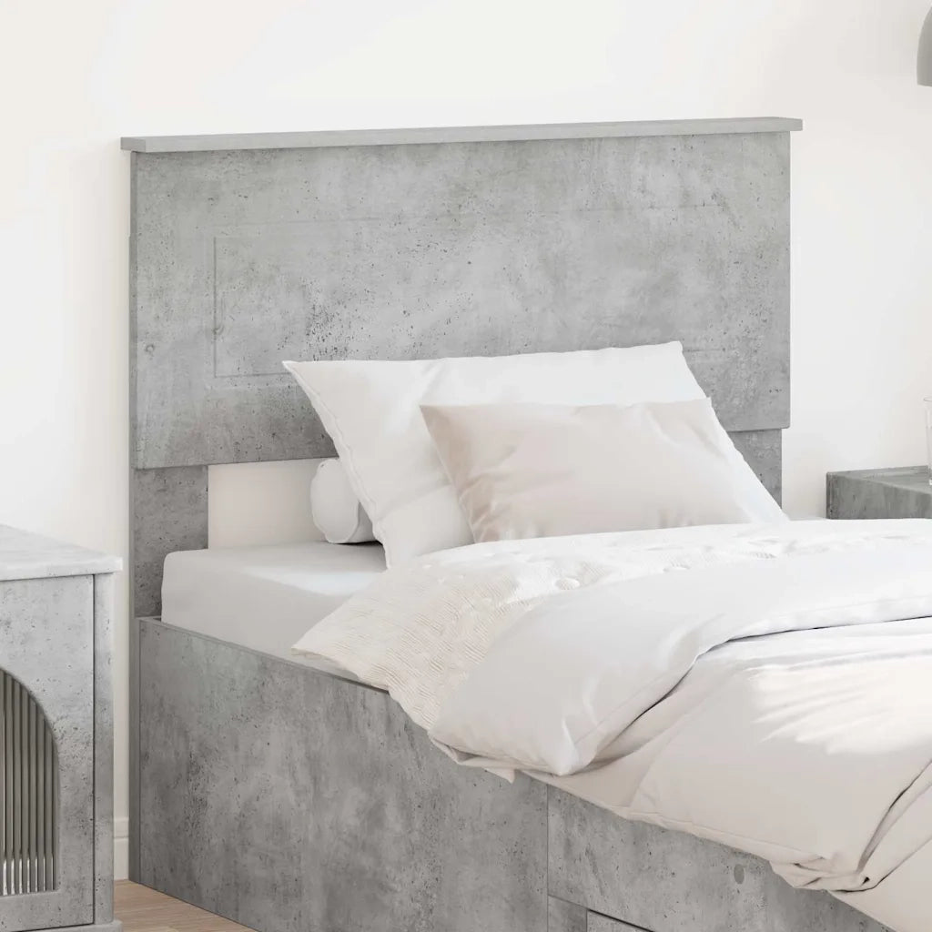 Testiera-Testata-Testiera Decorativa Grigio cemento 80 cm Legno multistrato 808607