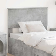 Testiera-Testata-Testiera Decorativa Grigio cemento 80 cm Legno multistrato 808607