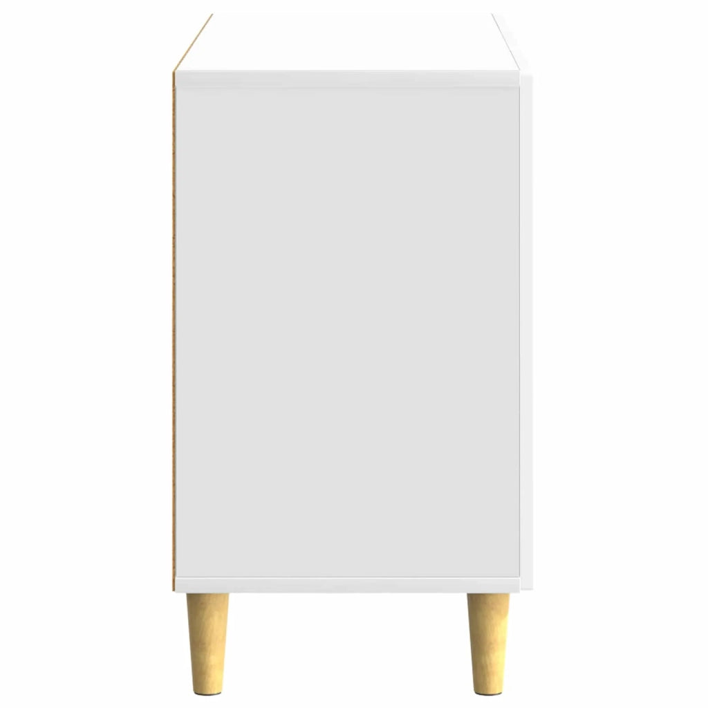 Credenza Bianco Lucido 89 x 34,5 x 60 cm Legno ingegnerizzato 894659