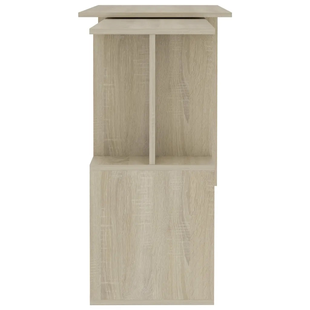 Scrivania | Tavolo da Ufficio Angolo Rovere Sonoma 200x50x76 cm Legno Multistrato