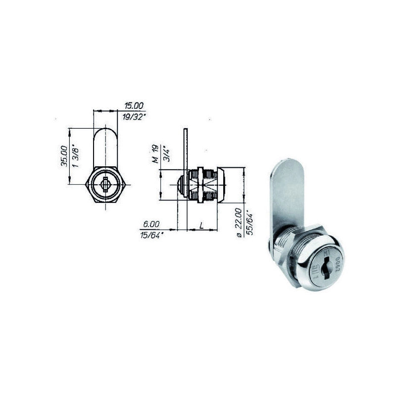 Cilindro Levetta Mm 20 2651 Meroni