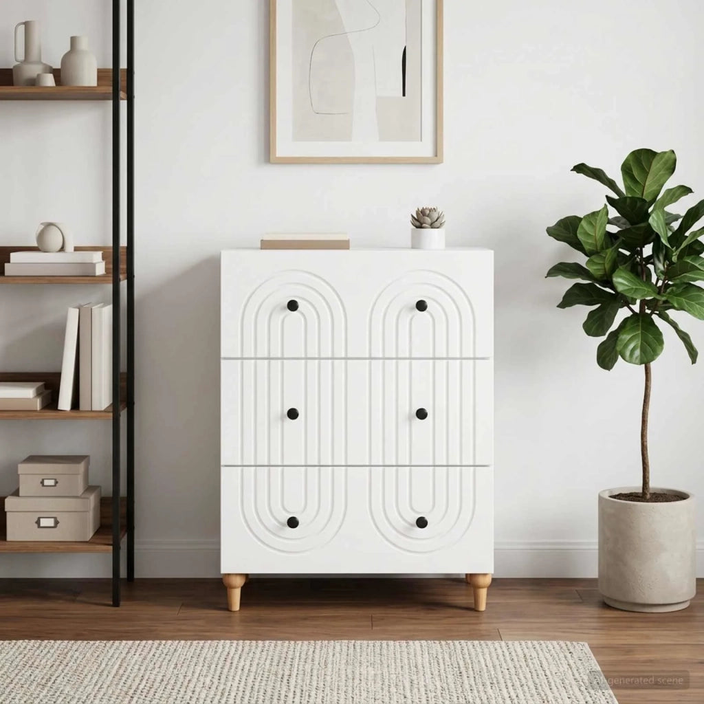 Mobile con Cassetti Bianco 66 x 34,5 x 90 cm 894145