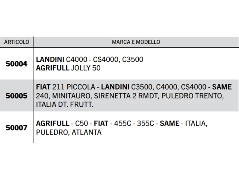 Braccio terzo punto meccanico C1 filetto M24x2.5 completo - 50004