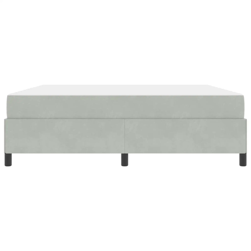 Struttura del letto Grigio chiaro 180 x 200 cm Tessuto