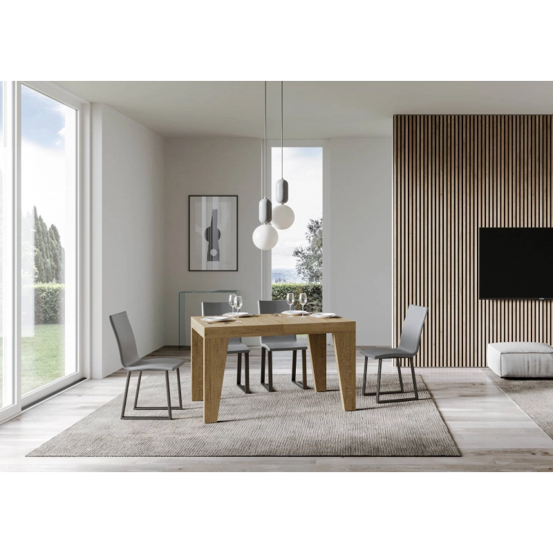 Tavolo allungabile 90x140/244 cm Naxy Premium - Quercia Natura