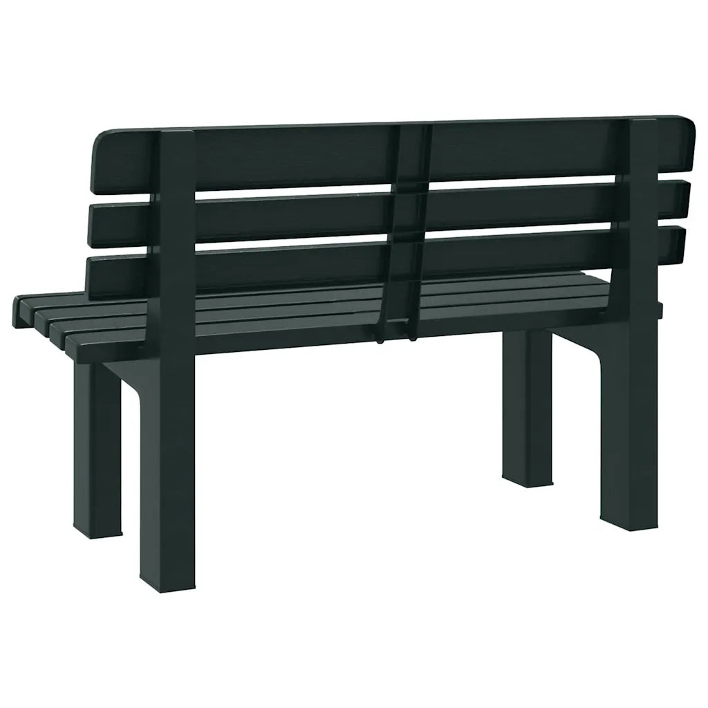 Panchina da Giardino | Panca da Giardino Verde 110x52x71 cm in Polipropilene