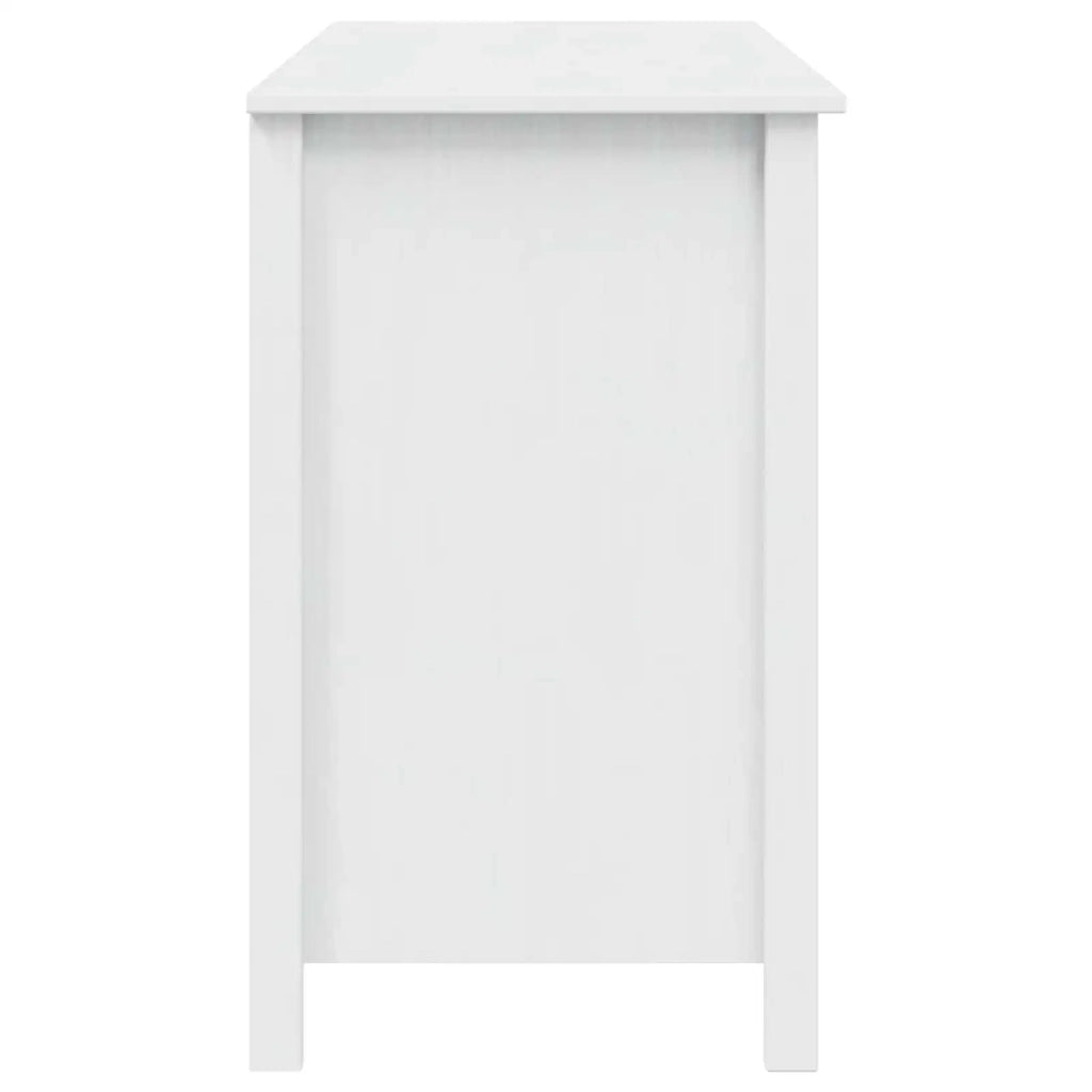 Scrivania con Cassetti con cassetto Bianco 100 x 45 x 74 cm