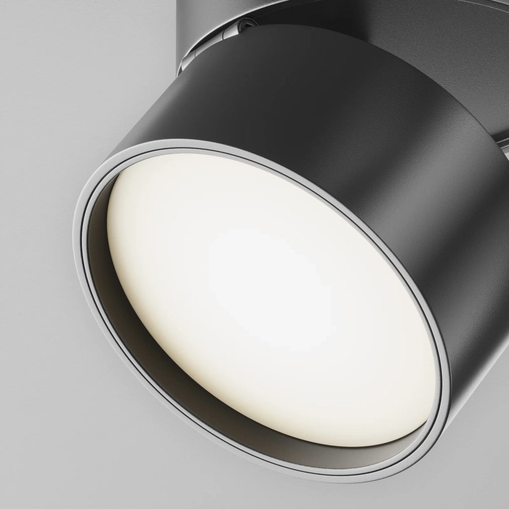 Maytoni Lampada da soffitto moderna Onda 1 luce LED integrato nero metallo