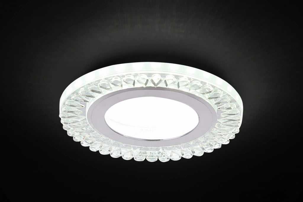 Plafoniera Candellux SSP 2 luci LED 10W 6500K cromo