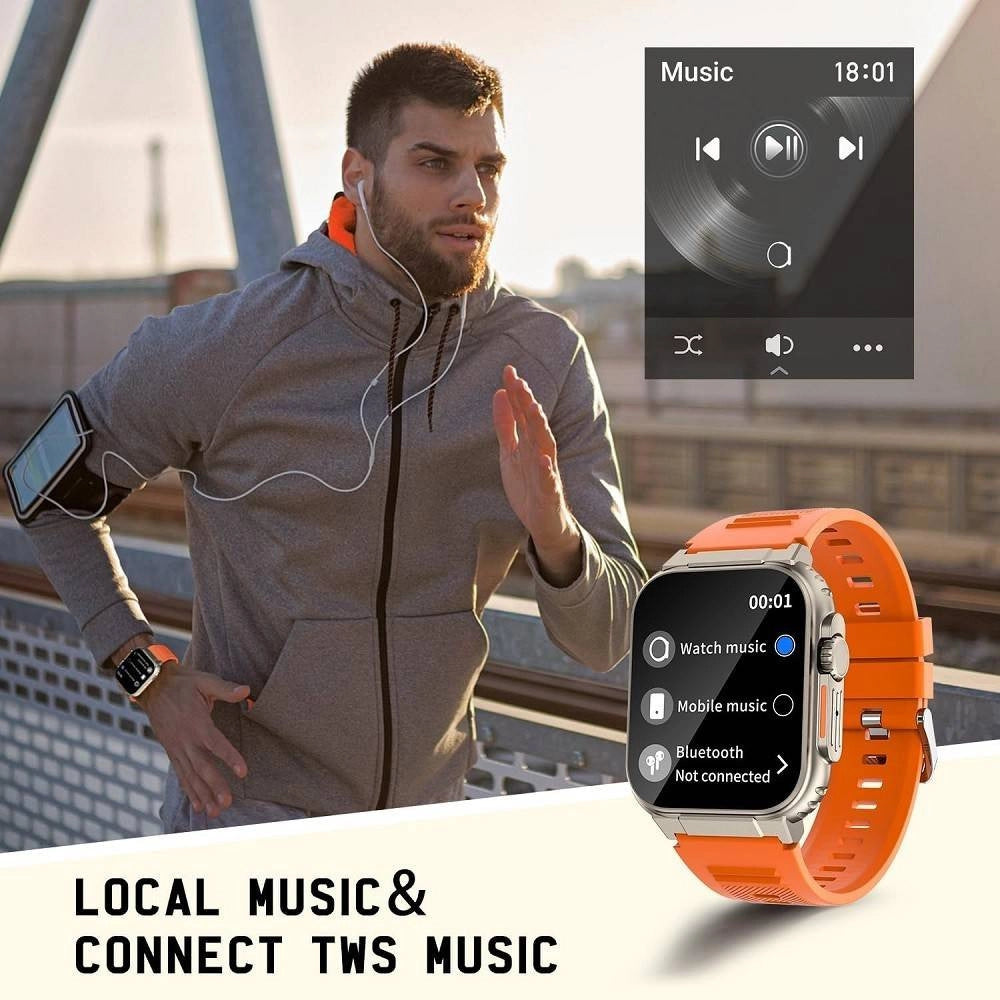 Trade Shop - Smartwatch Orologio Serie Ultra Pro Fitness Tracker Sportivo Z66 Pro Max X8 4g -