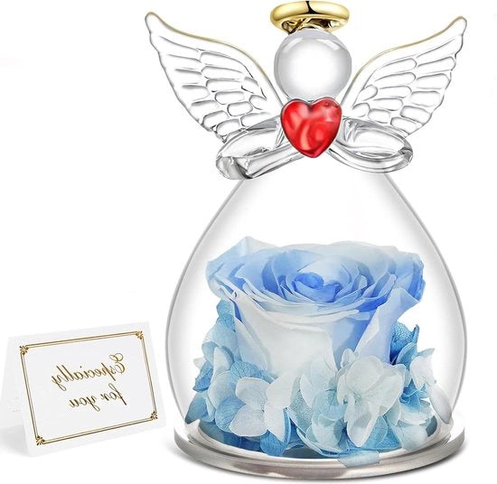 Fiore all'occhiello per sempre - statuetta di fiori per donna - regalo per la mamma - regalo per nonna