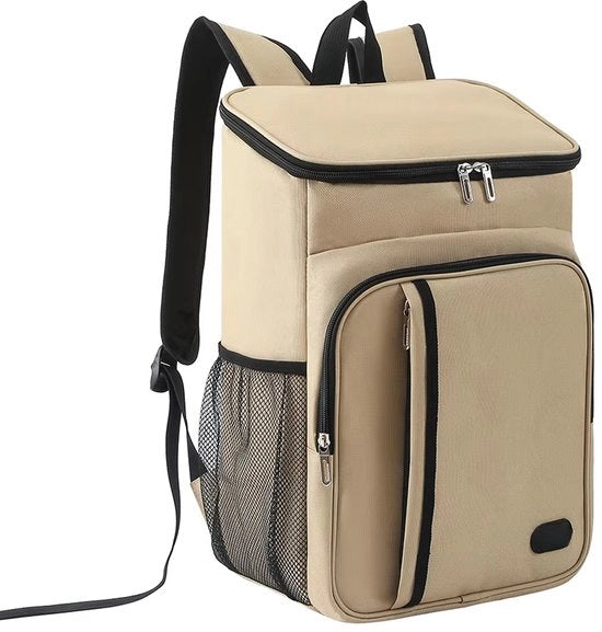 Zak da parco BBQ 18L con isolamento, impermeabile e resistente all'acqua, con isolamento per blocchi di ghiaccio, con tessuto Oxford, con isolamento e contenitore refrigerato