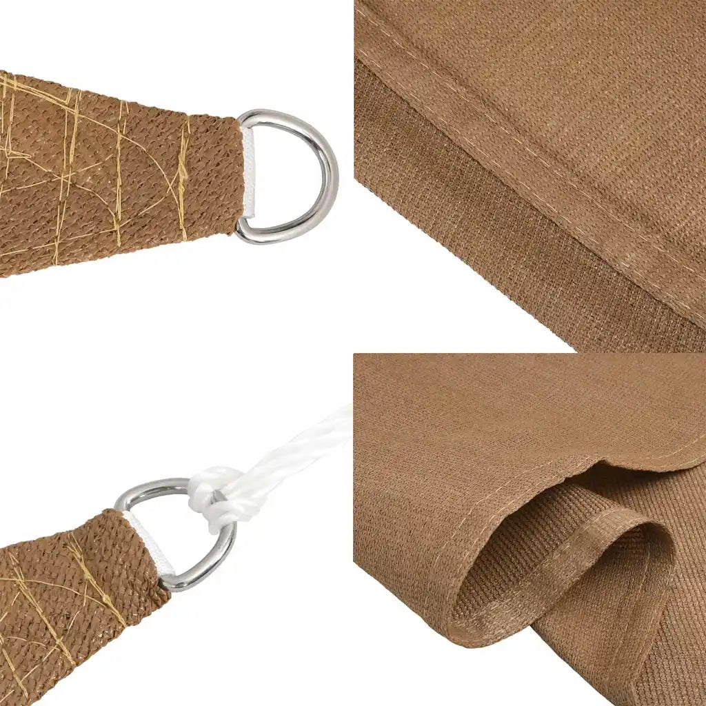 Vela Parasole 160 g/m² Tortora 6x8 m in HDPE 311415