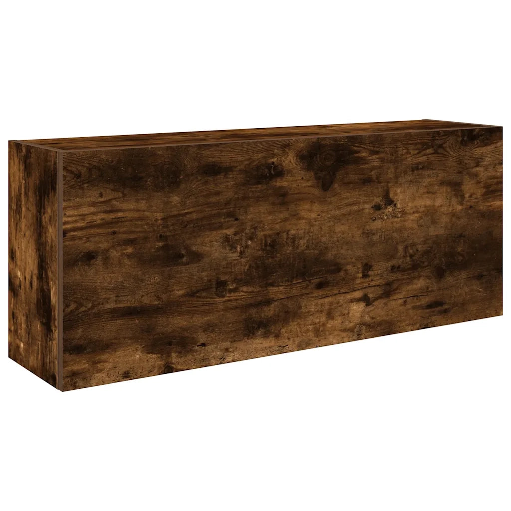 Armadietto Bagno | Armadio da bagno Rovere Fumo 100x25x40 cm in Truciolato