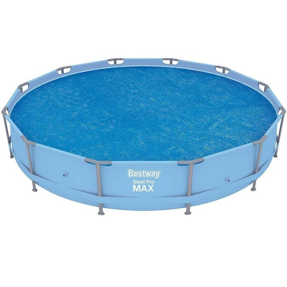 Trade Shop - Telo Termico Copertura Per Piscina Fuori Terra Rotonda Da 366 Cm / 396 Cm 58242 -