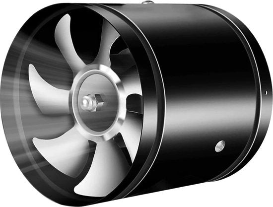 Ventilatore di aspirazione axiale 200 mm per aspirazione - ventilatore silenzioso per bagno e cucina