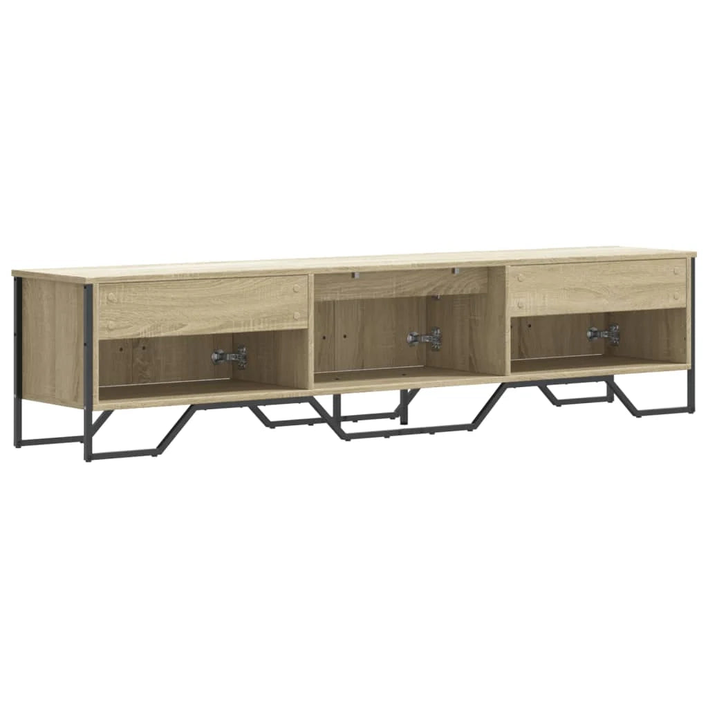 Mobile TV multimediale mensola TV credenza mobile TV sala da pranzo soggiorno camera da letto rovere Sonoma 180 x 34 x 41 cm legno ingegnerizzato marrone 02_0027510