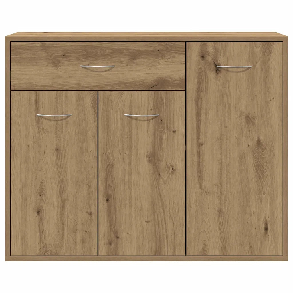 Credenza Rovere Artigianale 88x30x70 cm in Legno Multistrato 861141