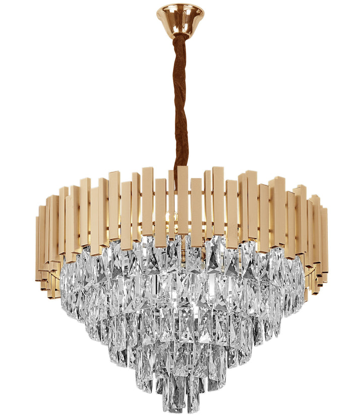 Lampada Cristal G053-cp 80cm Gold