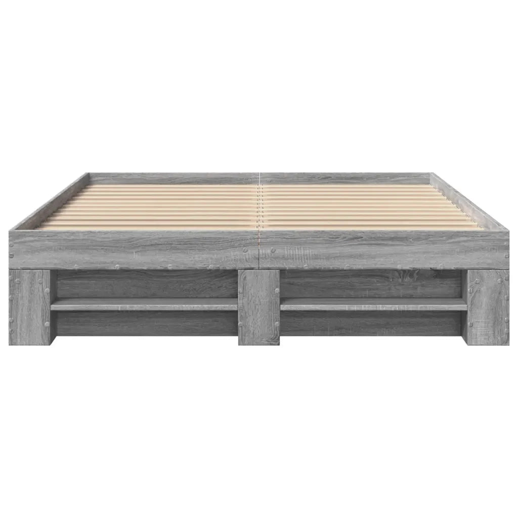 Giroletto Grigio Sonoma 140x200 cm in Legno Multistrato