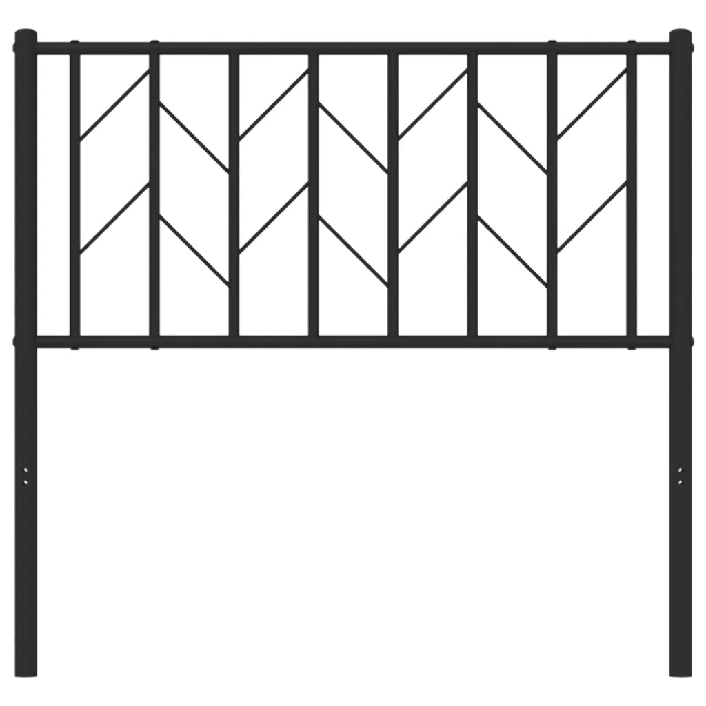 Testiera di Ricambio in Metallo Nero 90 cm 374465