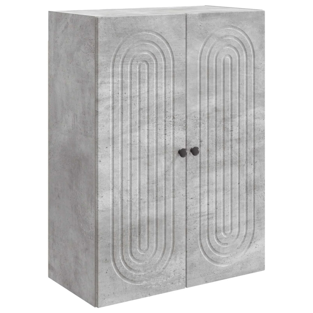 Mobiletto a muro Grigio Cemento 66 x 34,5 x 90 cm
