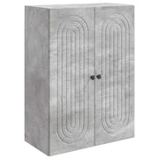 Mobiletto a muro Grigio Cemento 66 x 34,5 x 90 cm