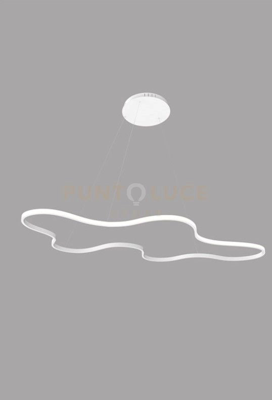 CLARA-S B Lampadario a sospensione led integrato colore bianco 2800 - 5000 kelvin DIMMERABILE