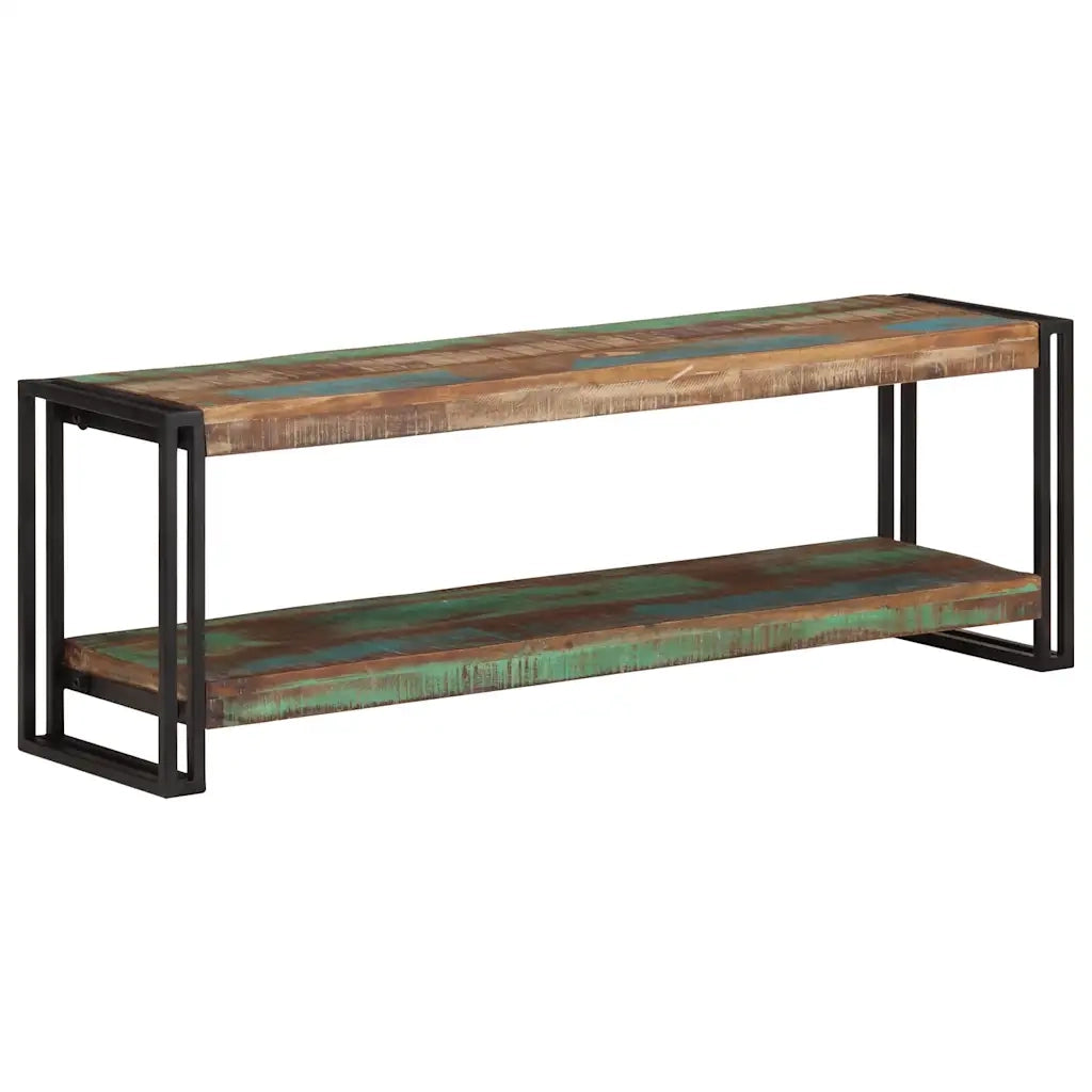 Mobile Porta TV 120x30x40 cm in Legno Massello di Recupero cod mxl 33980