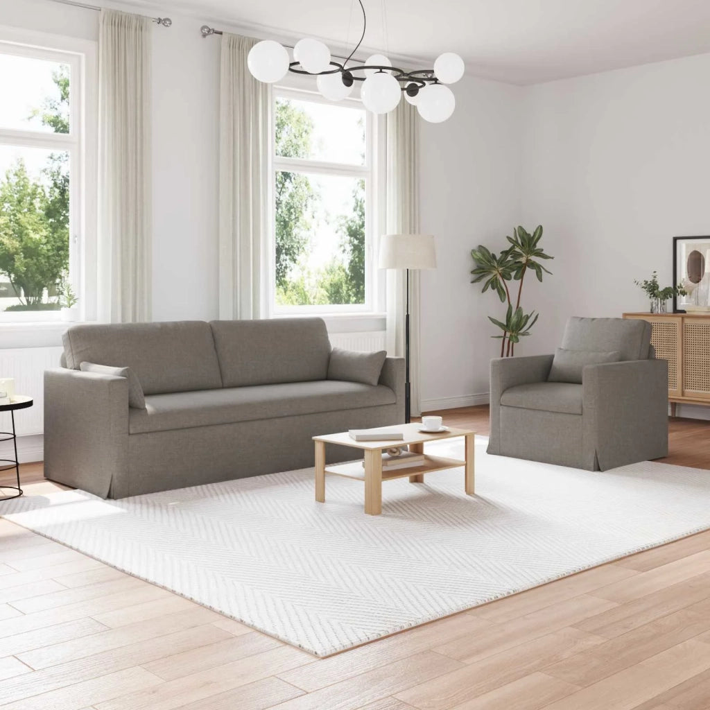 Set di divani 2 pcs Talpa 198 x 78 x 80 cm Tessuto