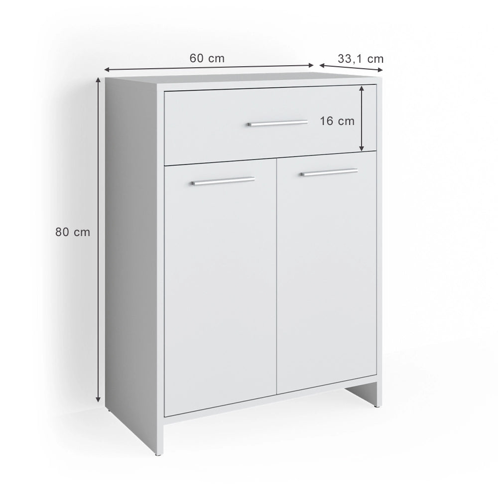 Vicco Mobiletto bagno Bianco 60 x 80 cm